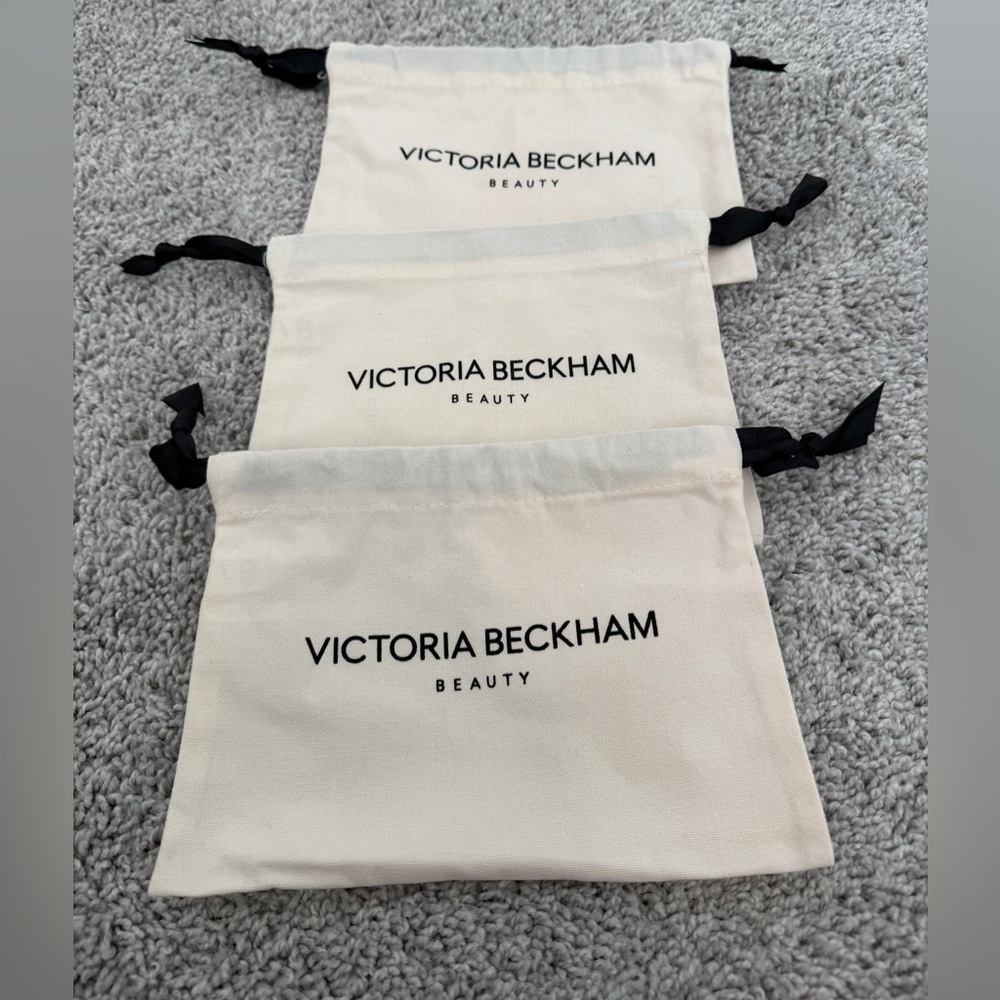 Victoria Beckham Cream Beauty Bag